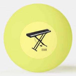 Balle De Ping Pong Illustration de piano clavier
