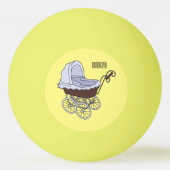 Balle De Ping Pong Illustration de poussette (Devant)