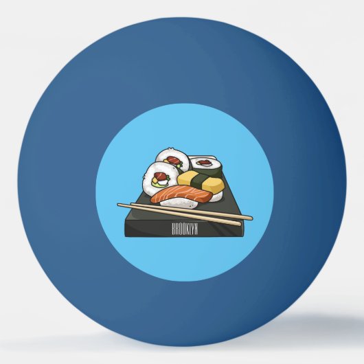 Balle De Ping Pong Illustration de sushi (Devant)