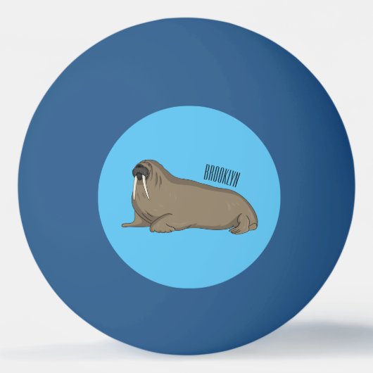 Balle De Ping Pong Illustration de Walrus (Devant)