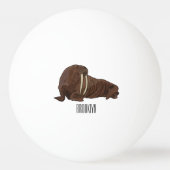 Balle De Ping Pong Illustration de Walrus (Dos)