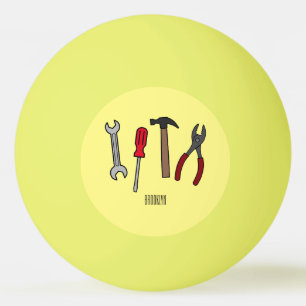 Balle De Ping Pong Illustration des outils de menuiserie