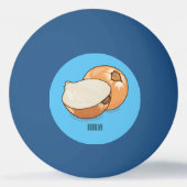 Balle De Ping Pong Illustration d'oignon (Dos)