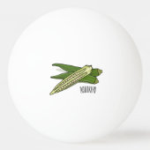 Balle De Ping Pong Illustration d'Okra (Dos)