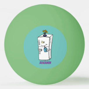 Balle De Ping Pong Illustration drôle de réfrigérateur