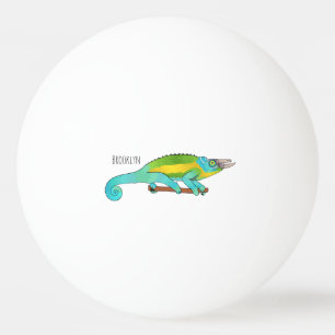 Balle De Ping Pong Illustration du caméléon de Jackson