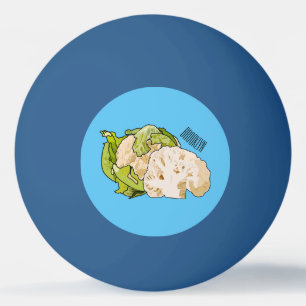 Balle De Ping Pong Illustration du chou-fleur