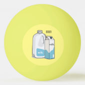 Balle De Ping Pong Illustration du lait (Dos)