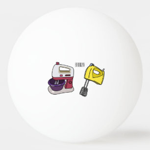 Balle De Ping Pong Illustration du mixer