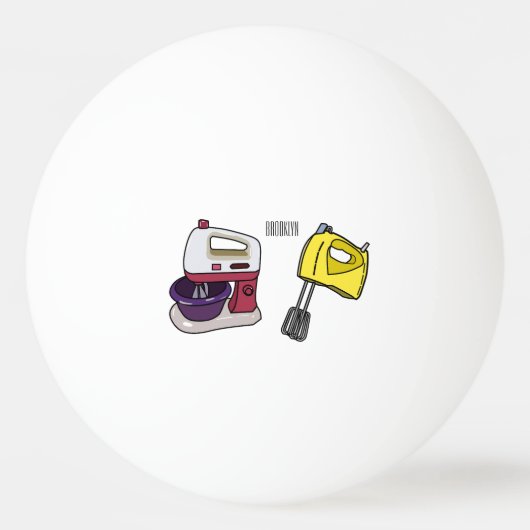 Balle De Ping Pong Illustration du mixer (Devant)