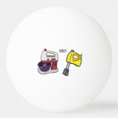 Balle De Ping Pong Illustration du mixer (Dos)