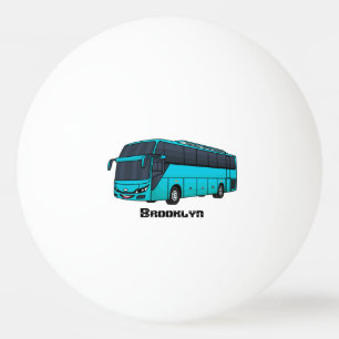 Balle De Ping Pong Illustration d'un autobus à passagers moderne