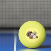 Balle De Ping Pong Illustration d'un champignon (Filet)