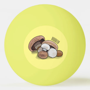 Balle De Ping Pong Illustration d'un champignon