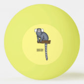 Balle De Ping Pong Illustration marmoset commune (Dos)