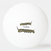 Balle De Ping Pong Illustration Monarch caterpillar (Dos)