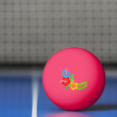 Balle De Ping Pong Impression hawaïenne (Filet)