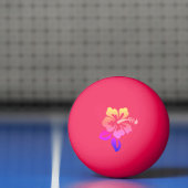 Balle De Ping Pong Impression hawaïenne (Filet)
