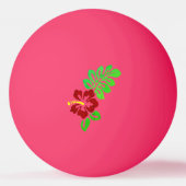 Balle De Ping Pong Impression hawaïenne (Dos)
