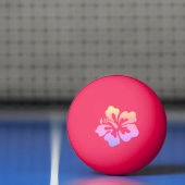 Balle De Ping Pong Impression hawaïenne (Filet)