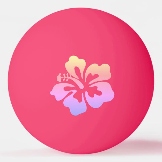 Balle De Ping Pong Impression hawaïenne (Devant)