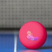 Balle De Ping Pong Impression hawaïenne (Filet)