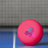 Balle De Ping Pong Impression hawaïenne (Filet)