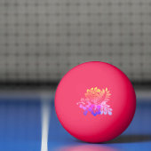 Balle De Ping Pong Impression hawaïenne (Filet)