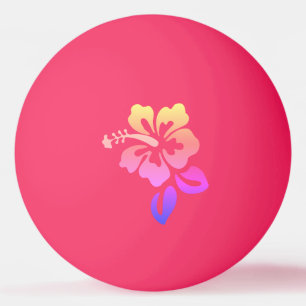 Balle De Ping Pong Impression hawaïenne