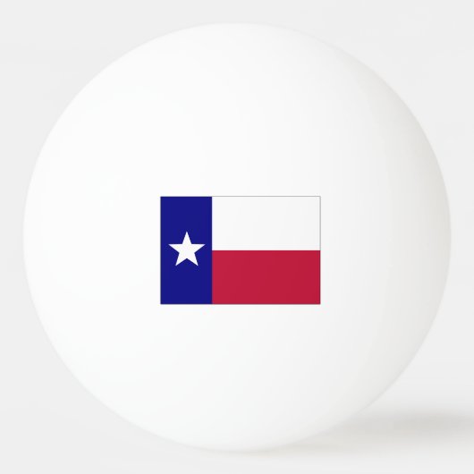 Balle De Ping Pong Indicateur Texas Lone Star (Devant)