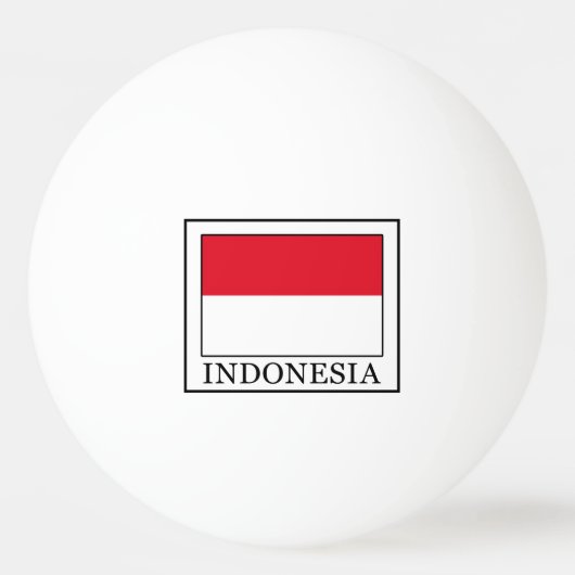 Balle De Ping Pong Indonésie (Devant)