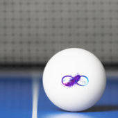 Balle De Ping Pong Infini avec plume violette (Filet)