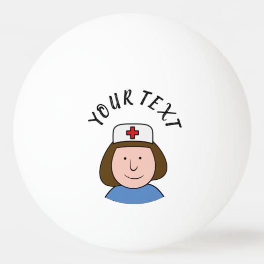 Balle De Ping Pong Infirmière (Devant)