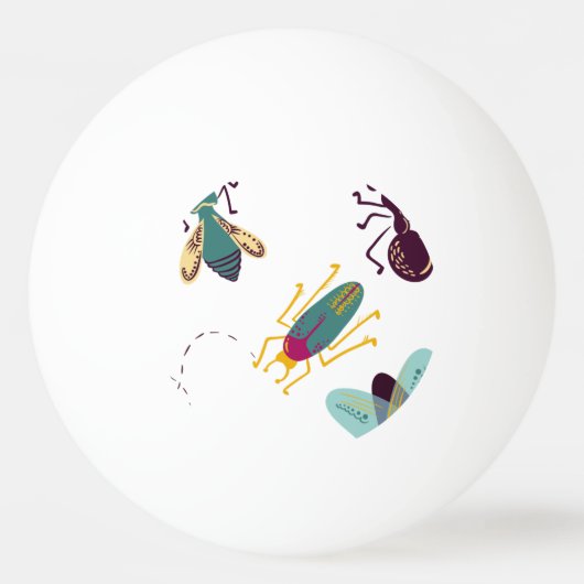 Balle De Ping Pong insectes de petits insectes (Dos)