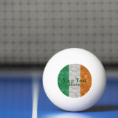 Balle De Ping Pong Ireland Flag (Filet)