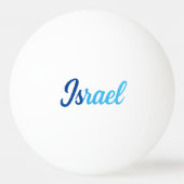 Balle De Ping Pong Israël (Dos)