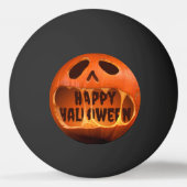 Balle De Ping Pong Jack olantern citrouille Ping de table Halloween (Devant)