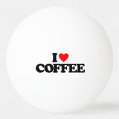BALLE DE PING PONG J'AIME LE CAFÉ (Dos)