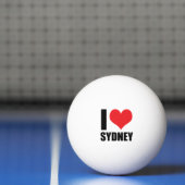 Balle De Ping Pong J'aime Sydney (Filet)