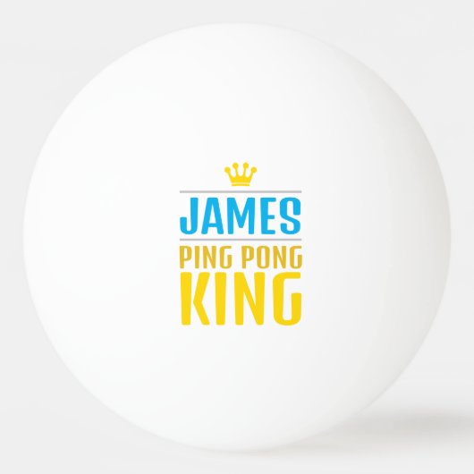 Balle De Ping Pong James (Devant)