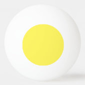 Balle De Ping Pong Jaune Créez votre propre ajouter du texte (Dos)