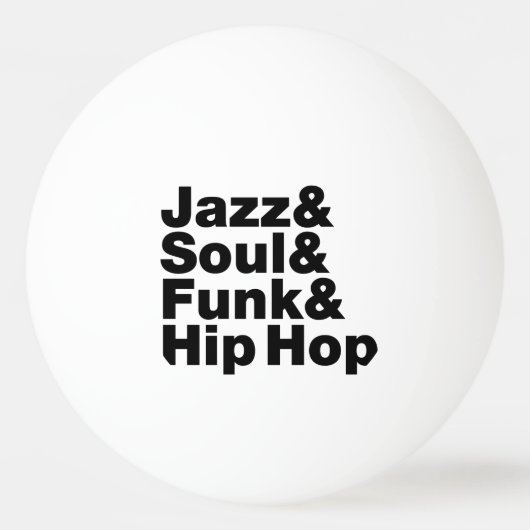 Balle De Ping Pong Jazz & Soul & Funk & Hip hop (Devant)
