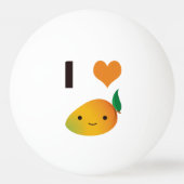Balle De Ping Pong Je coeur Mango (Dos)
