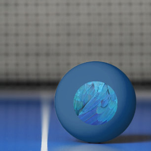 Balle De Ping Pong Je suis bleu - Plumes Macaw