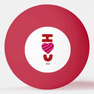 Balle De Ping Pong Je T'Aime Ping Pong Ball