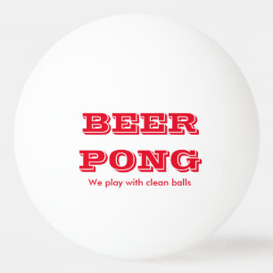 Balle De Ping Pong Jeu de puanteur de bière avec les boules propres 