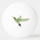 Balle De Ping Pong Joli colibri vert (Dos)