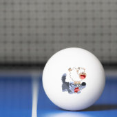 Balle De Ping Pong Joli Dessin Joué Mouton et Wolf Ping Pong Ball (Filet)