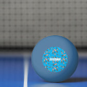 Balle De Ping Pong Joli motif caricature de calmar rose (Filet)