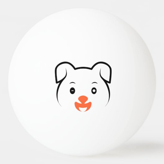 Balle De Ping Pong Joli rose (Dos)